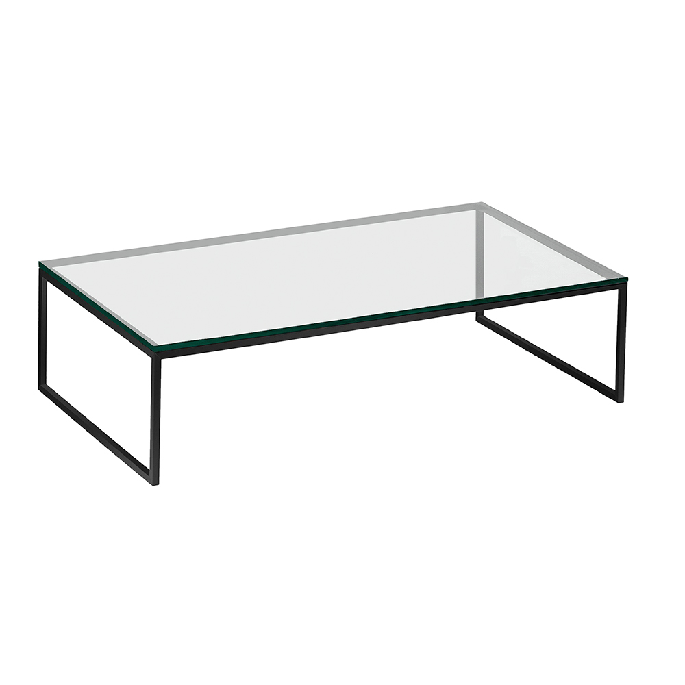 Moins H 5/2 verre ESG table basse clair Hans Hansen