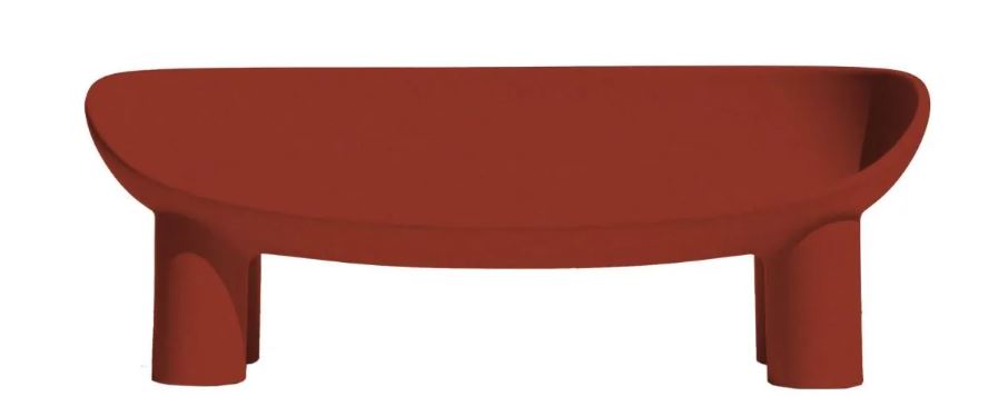 Roly Poly Banque Driade Brique rouge
