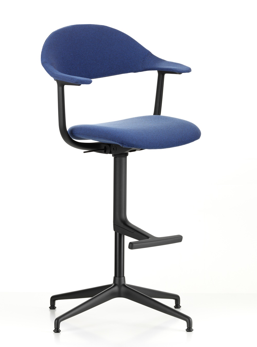 Mynt High Chaise pivotante de bureau assise et dossier en contreplaqué Vitra