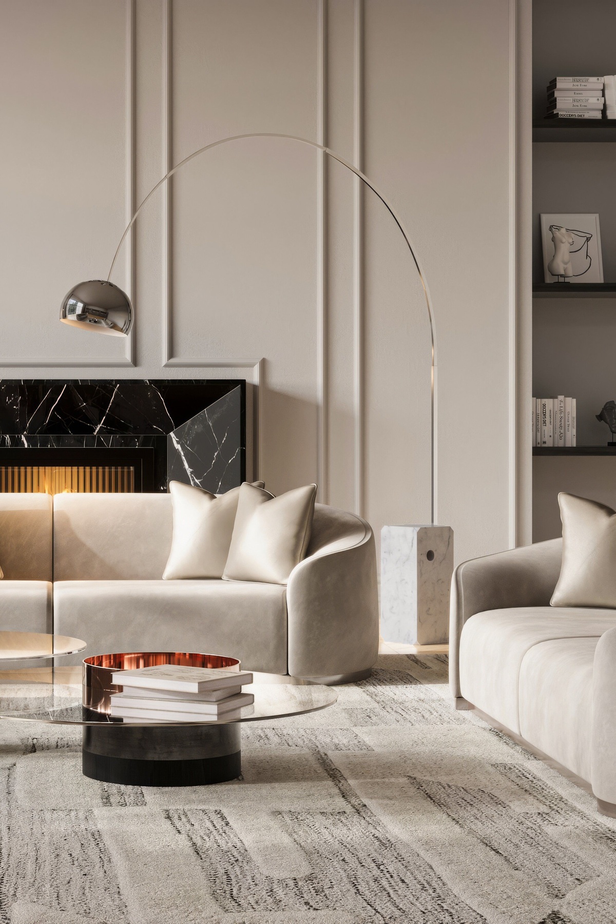 Arco Lampadaire Flos