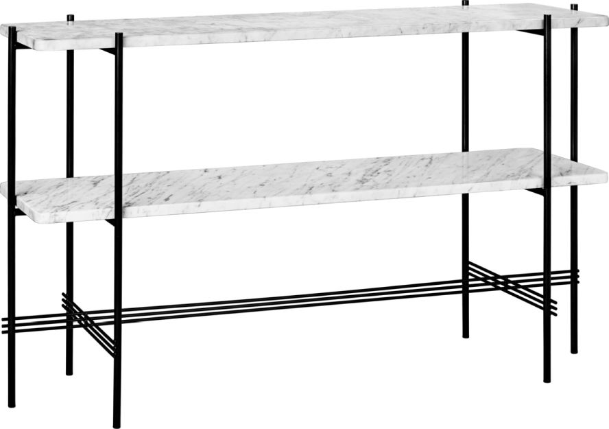 TS Console Marbre blanc marquina Gubi 