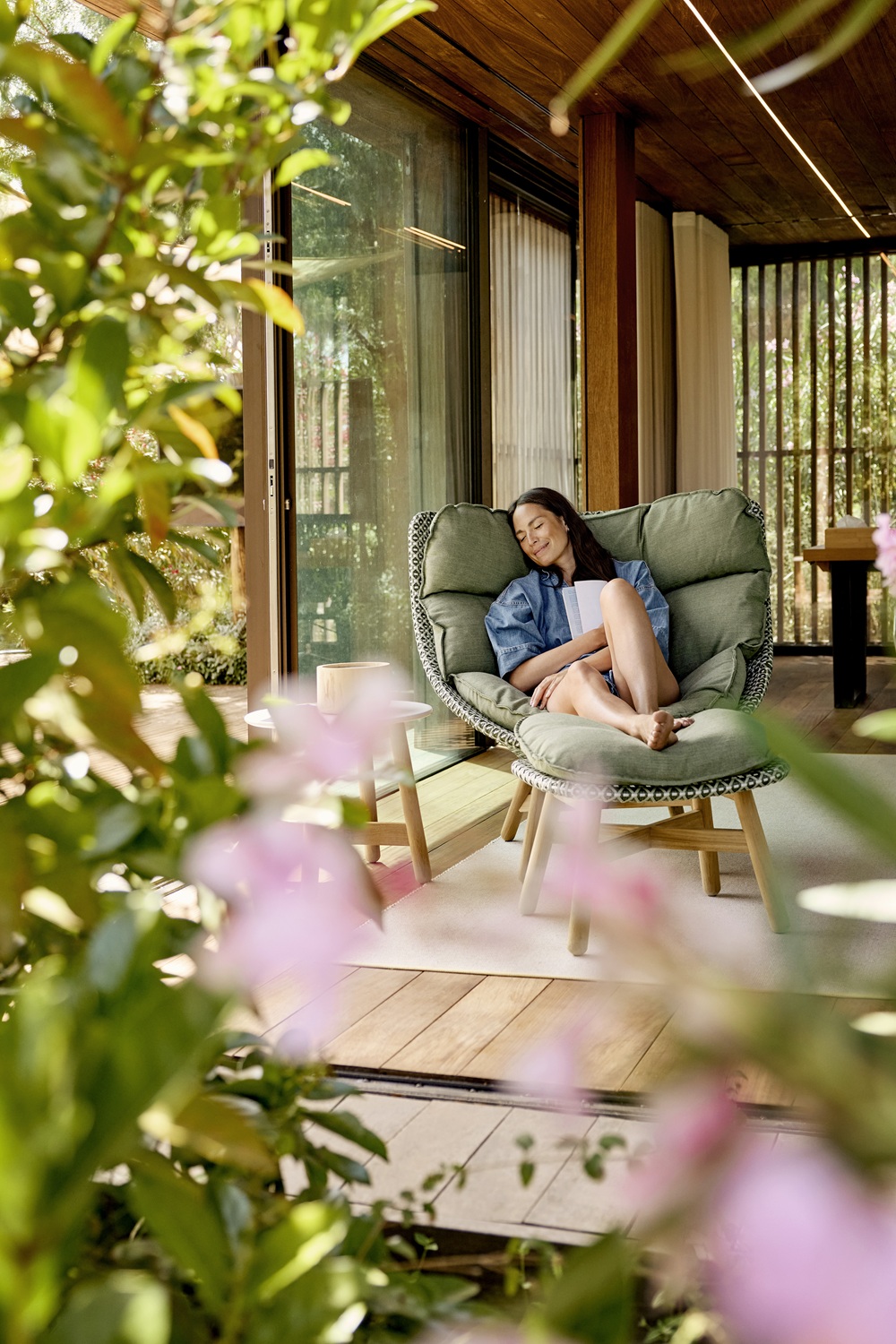 Mbrace Outdoor Wing chair Fauteuil à haut dossier Dedon