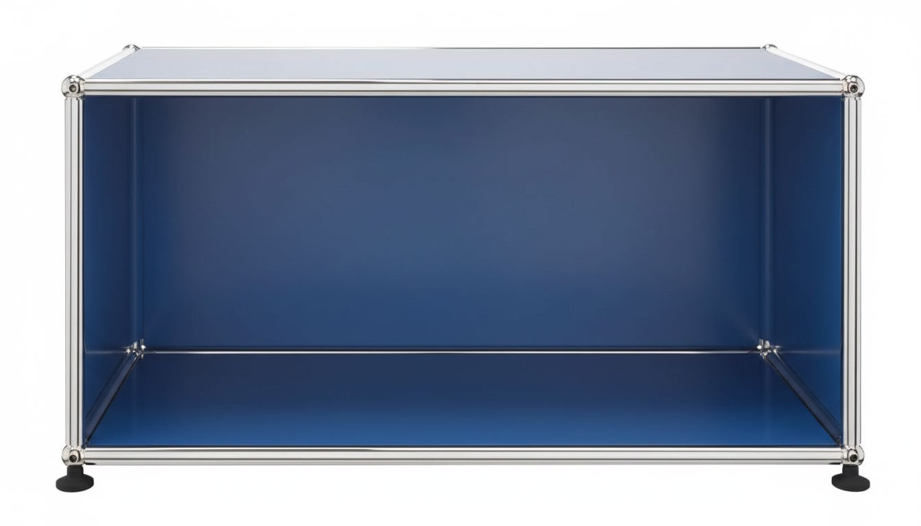 USM Haller Lowboard Ouvert Bleu Gentiane