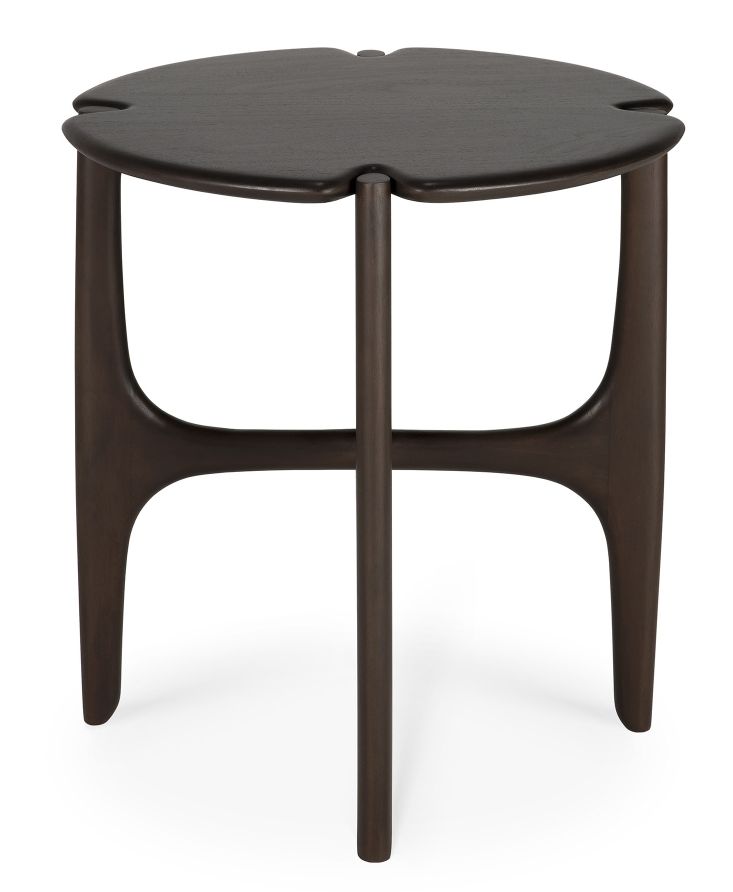 PI Table d'appoint acajou laqué marron foncé Ethnicraft