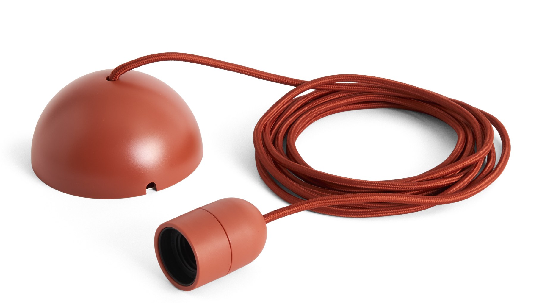 Common Cord Set / Set de douilles pour lampe suspendue Hay Rouge rouille
