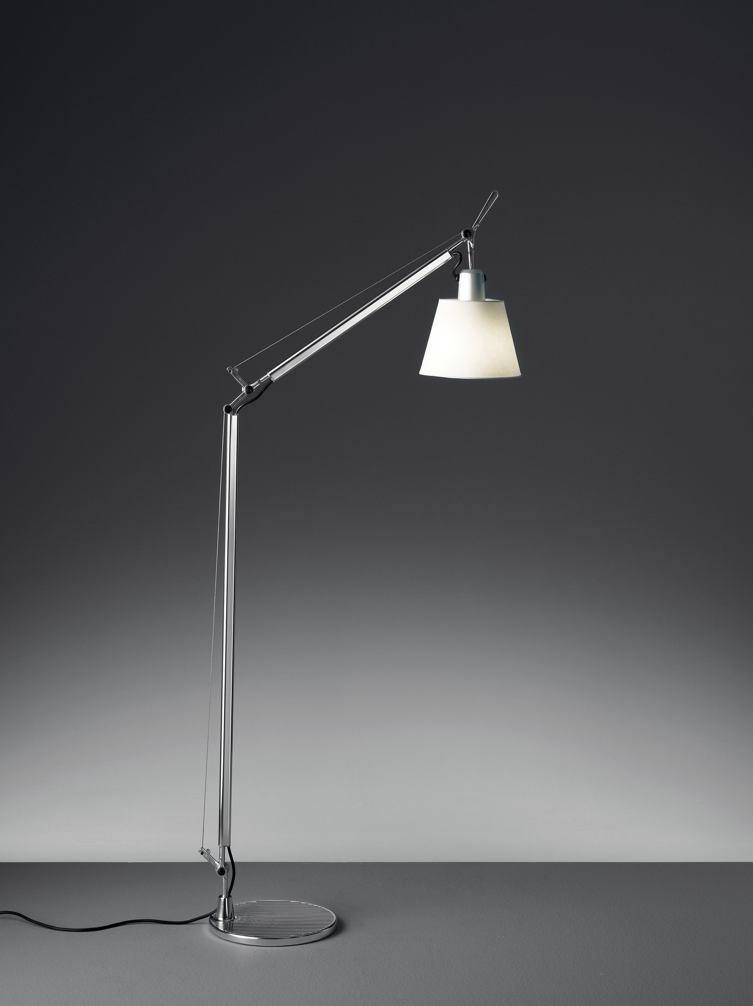 Tolomeo Basculante Floor Lampadaire Corps avec abat-jour (partie 2 de 2) Artemide