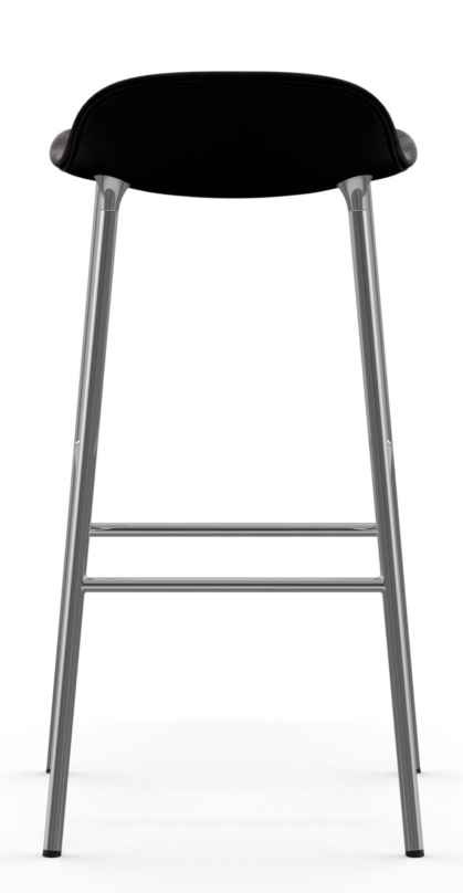 Form Barstool tabouret de bar H 75 cm Acier Rembourré Normann Copenhagen