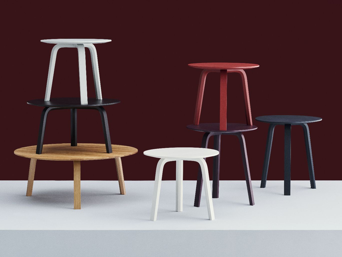 Bella Coffee Table Table d'appoint Ø 45 x H 39 cm Hay