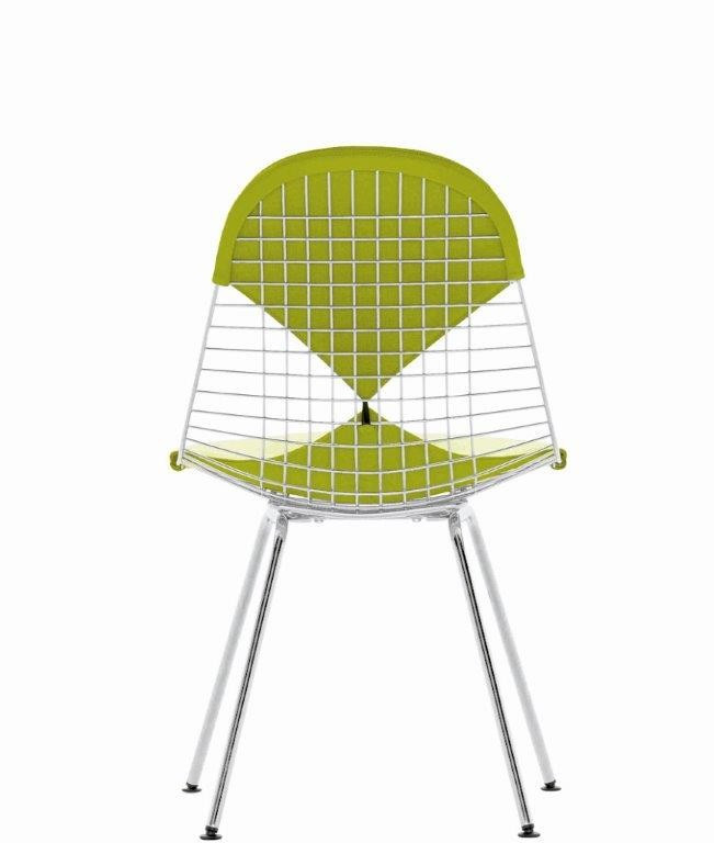 DKX-2 Wire Chair Chaise Coussin de siège et de dos Vitra