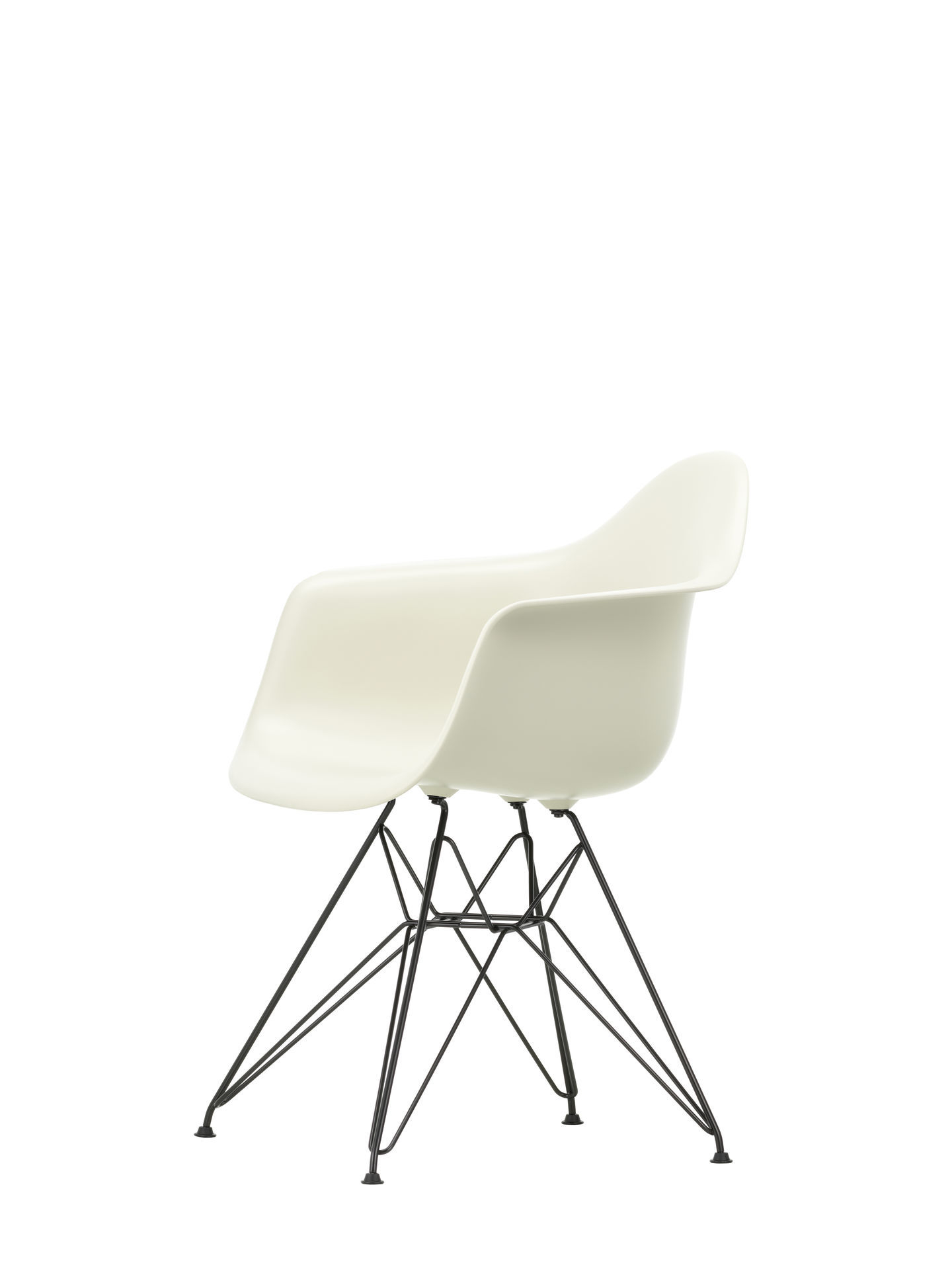Vitra Eames Plastic Arm Chair DAR Chaise Vitra Chromé - Bleu mer