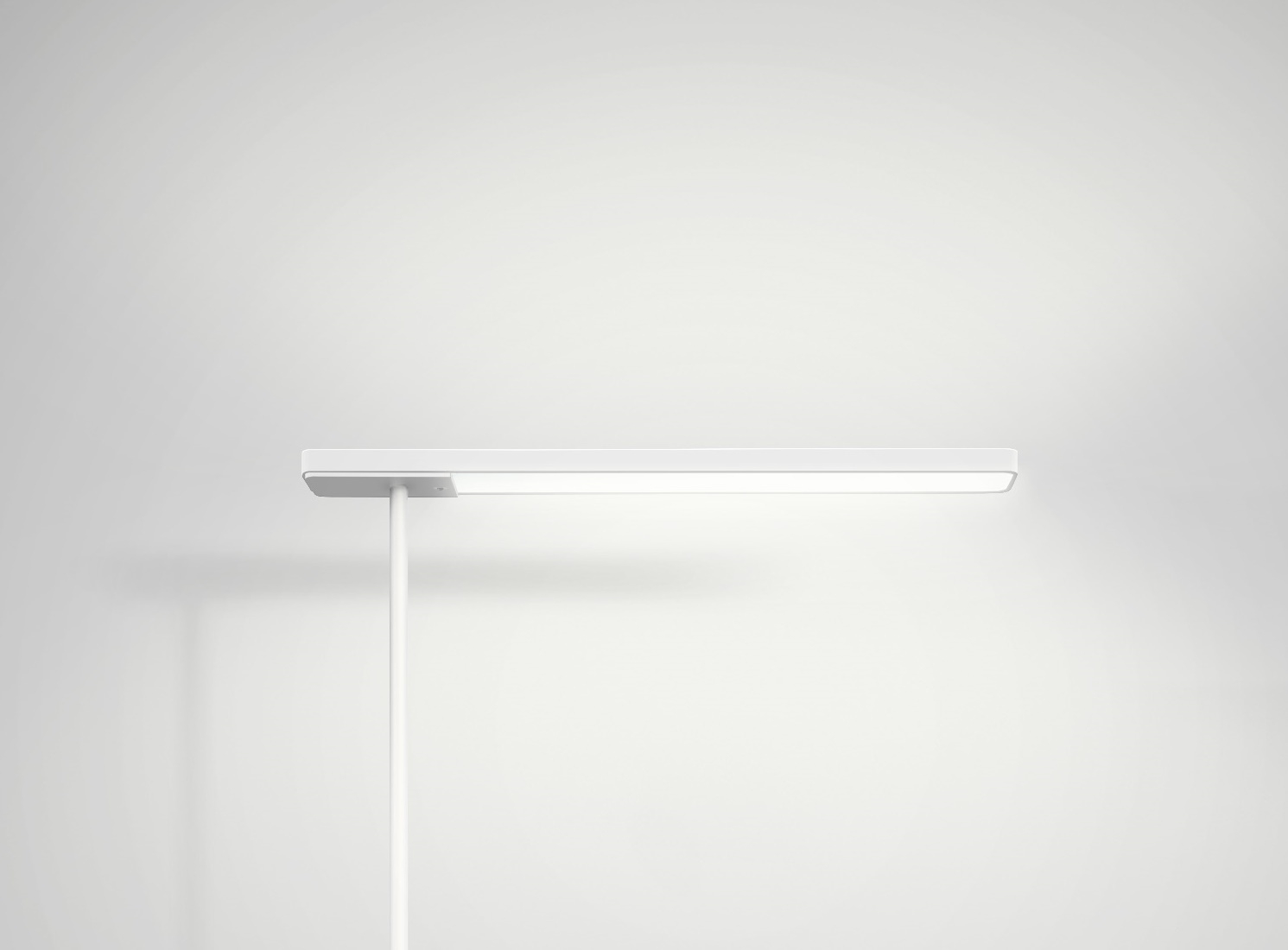 Slice² Lampe de table avec adaptateur pour USM Haller Serien Lighting blanc / intégré