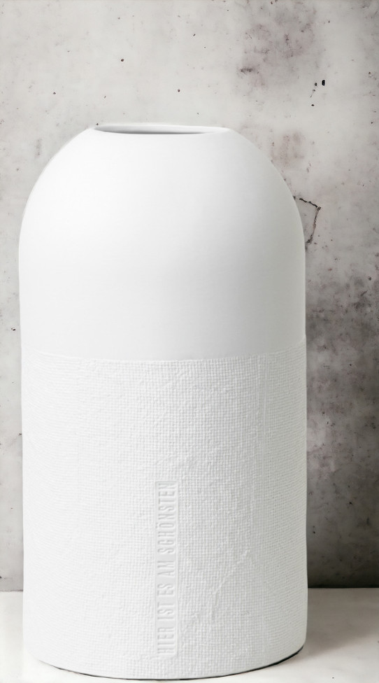 Formsprache Vase Hier ist es am Schönsten Räder