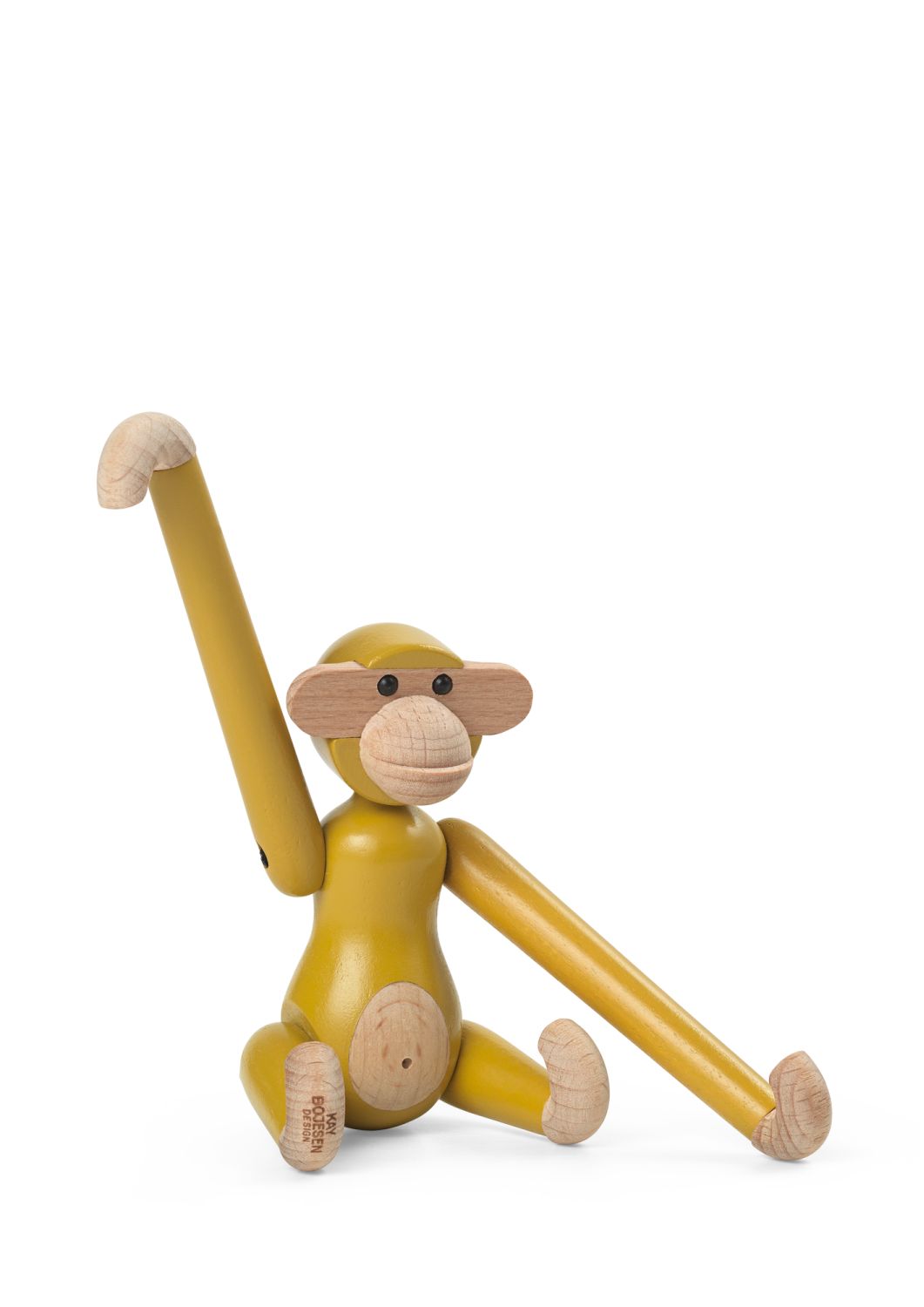 Singe Mini coloré Kay Bojesen Vintage Jaune