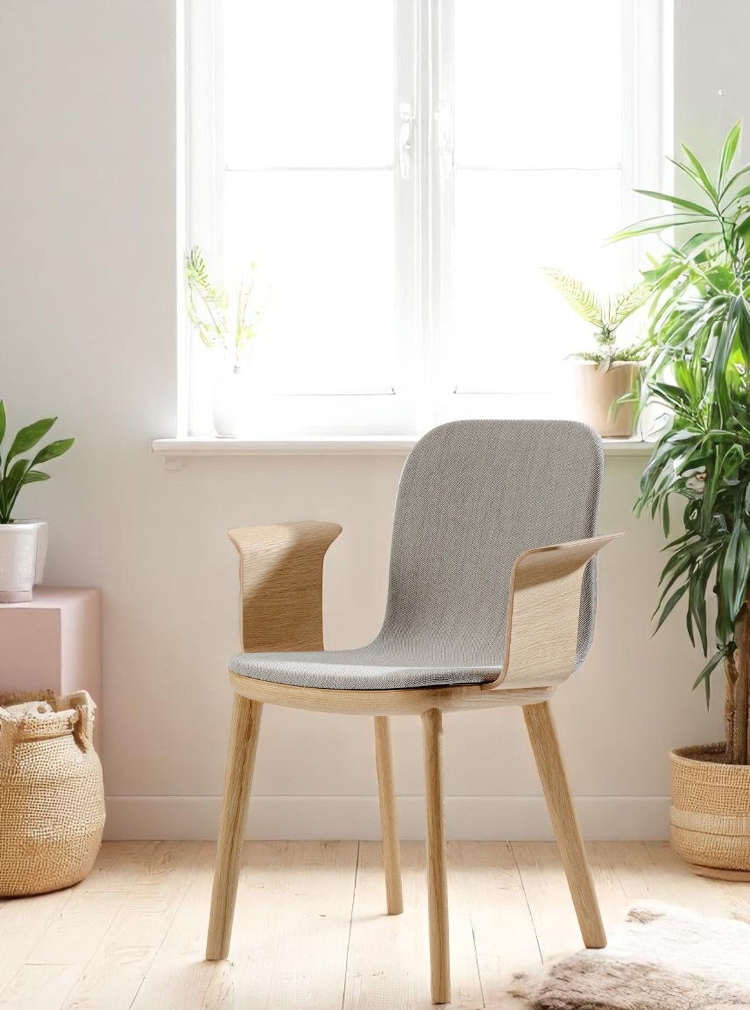 Aeon Comfort Chair Chaise avec accoudoirs Entièrement rembourrée Zeitraum