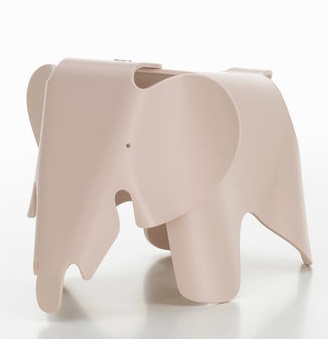Eames Elephant Small petit RE Vitra Rose tendre