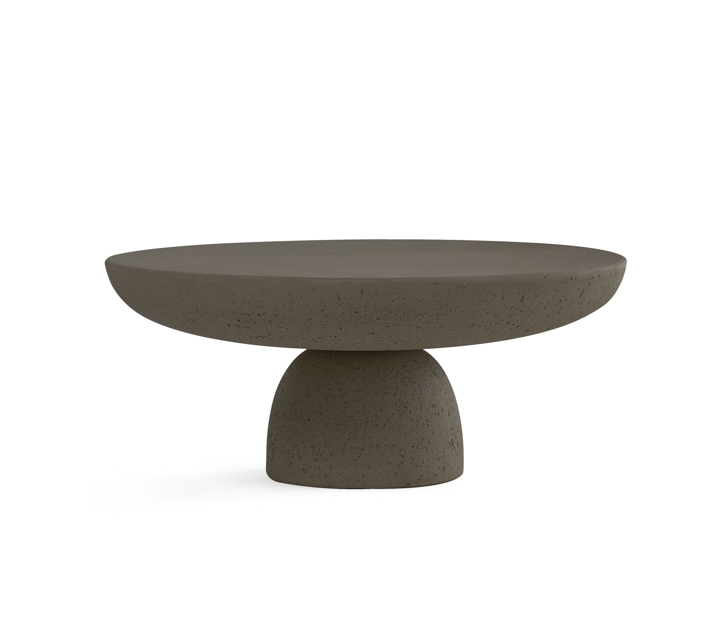 Olo Béton Table basse Ø70cm anthracite Mogg