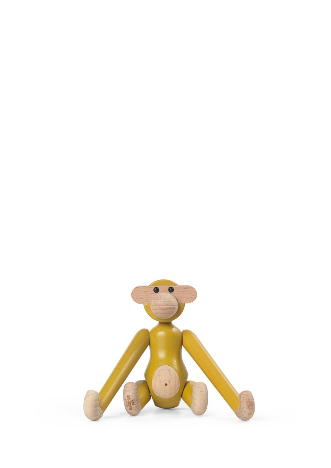 Singe Mini coloré Kay Bojesen Vintage Jaune