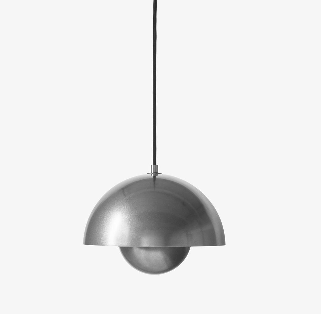 Suspension VP1 Flowerpot, édition anniversaire « Pewter » d'AndTradition
