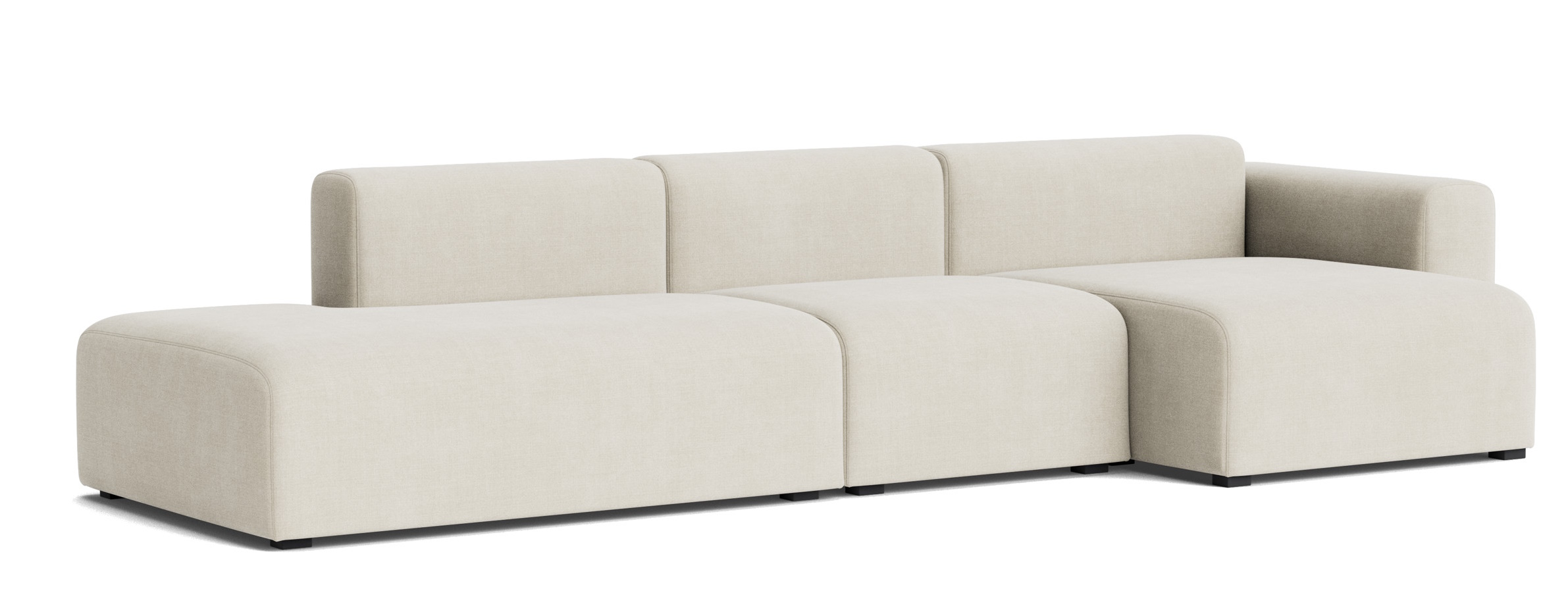 Canapé Mags 3 places Combination 4 Low Armrest avec accoudoir à droite Hay