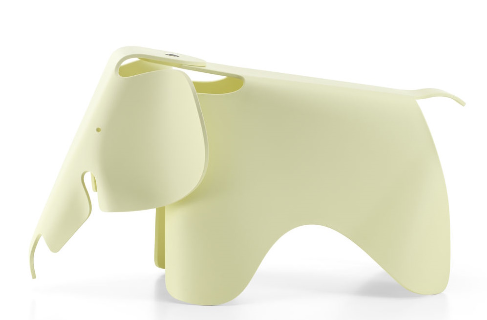 Eames Elephant tabouret RE Vitra jaune canari