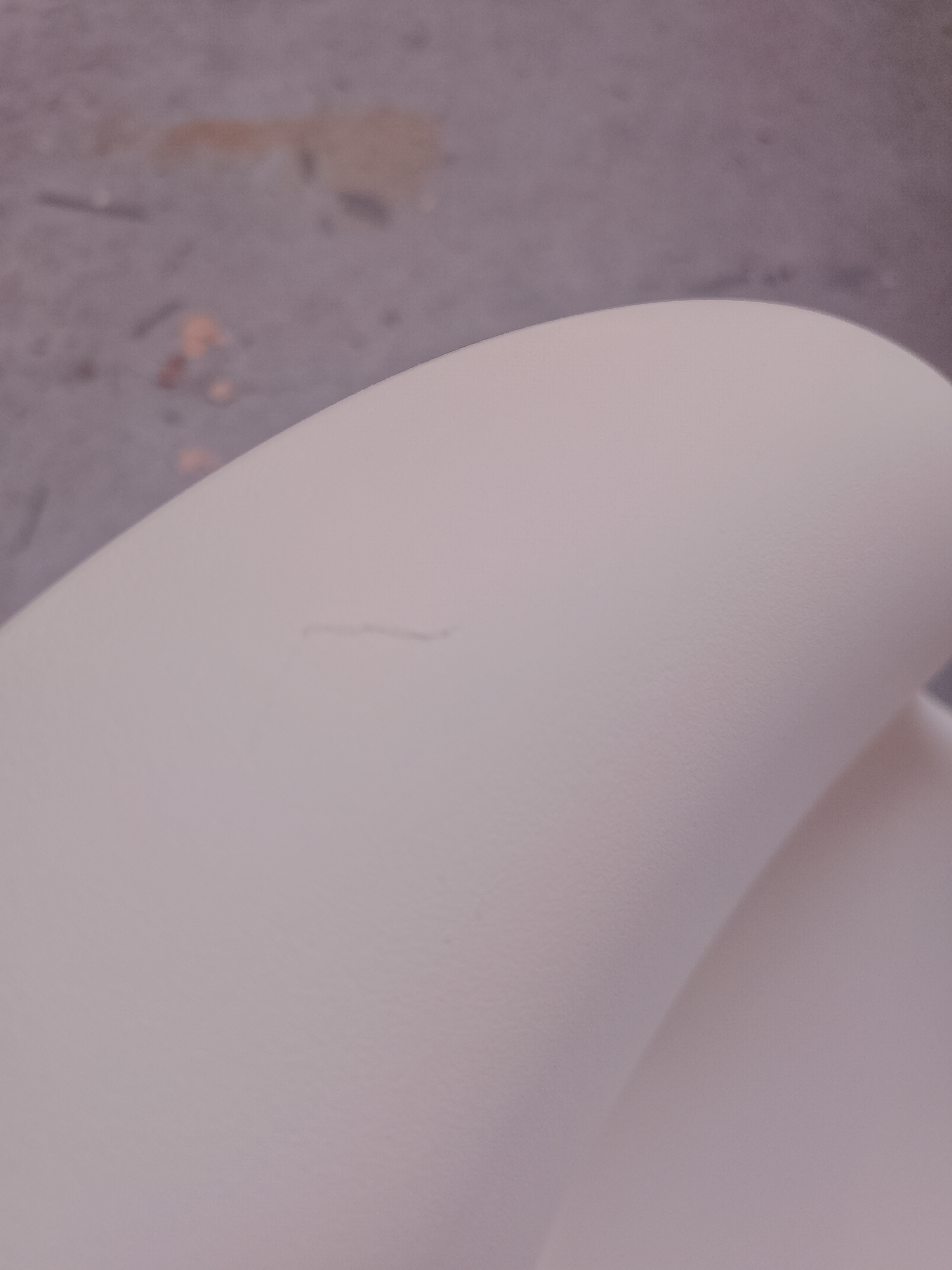 Panton Chair chaise en plastique Beige Vitra VERSION SPECIALE OBJECTS IMPARFAITS