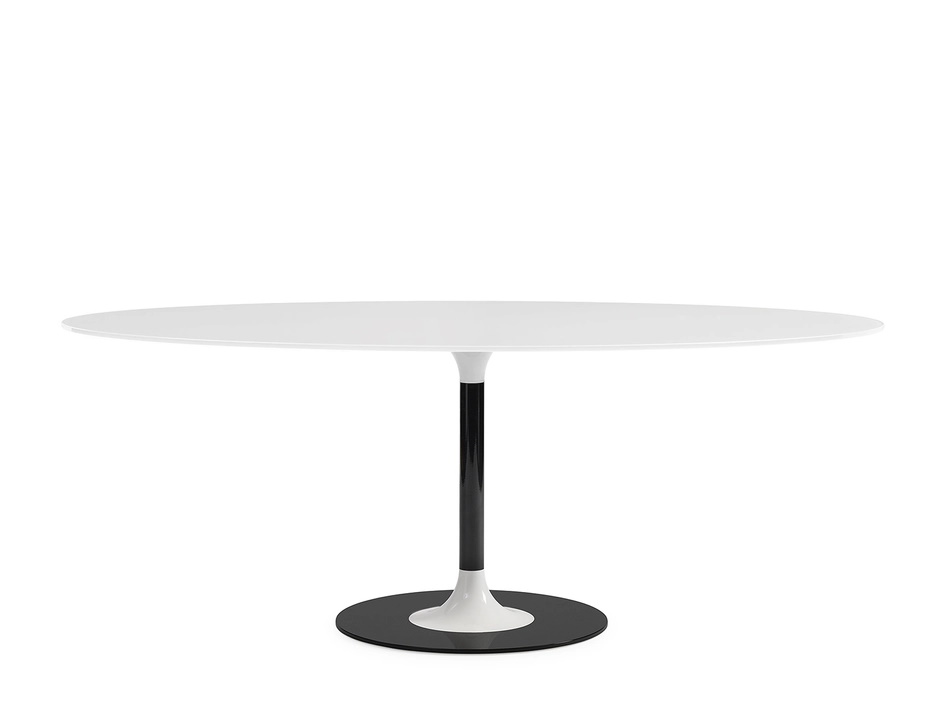 Thierry XXL Tisch Oval blanc Kartell