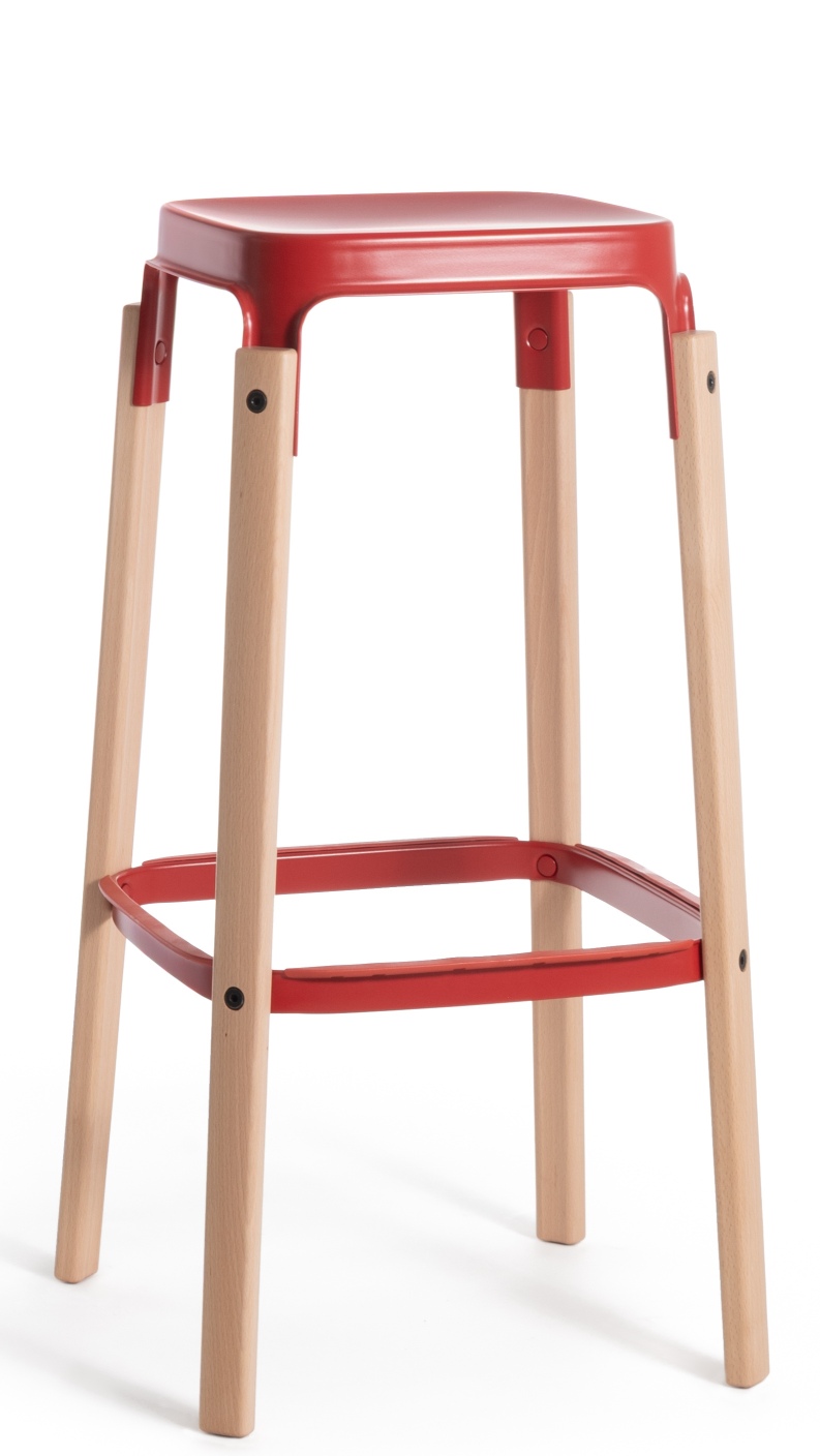 Steelwood Barstool Tabpotet de bar H 78 cm Magis