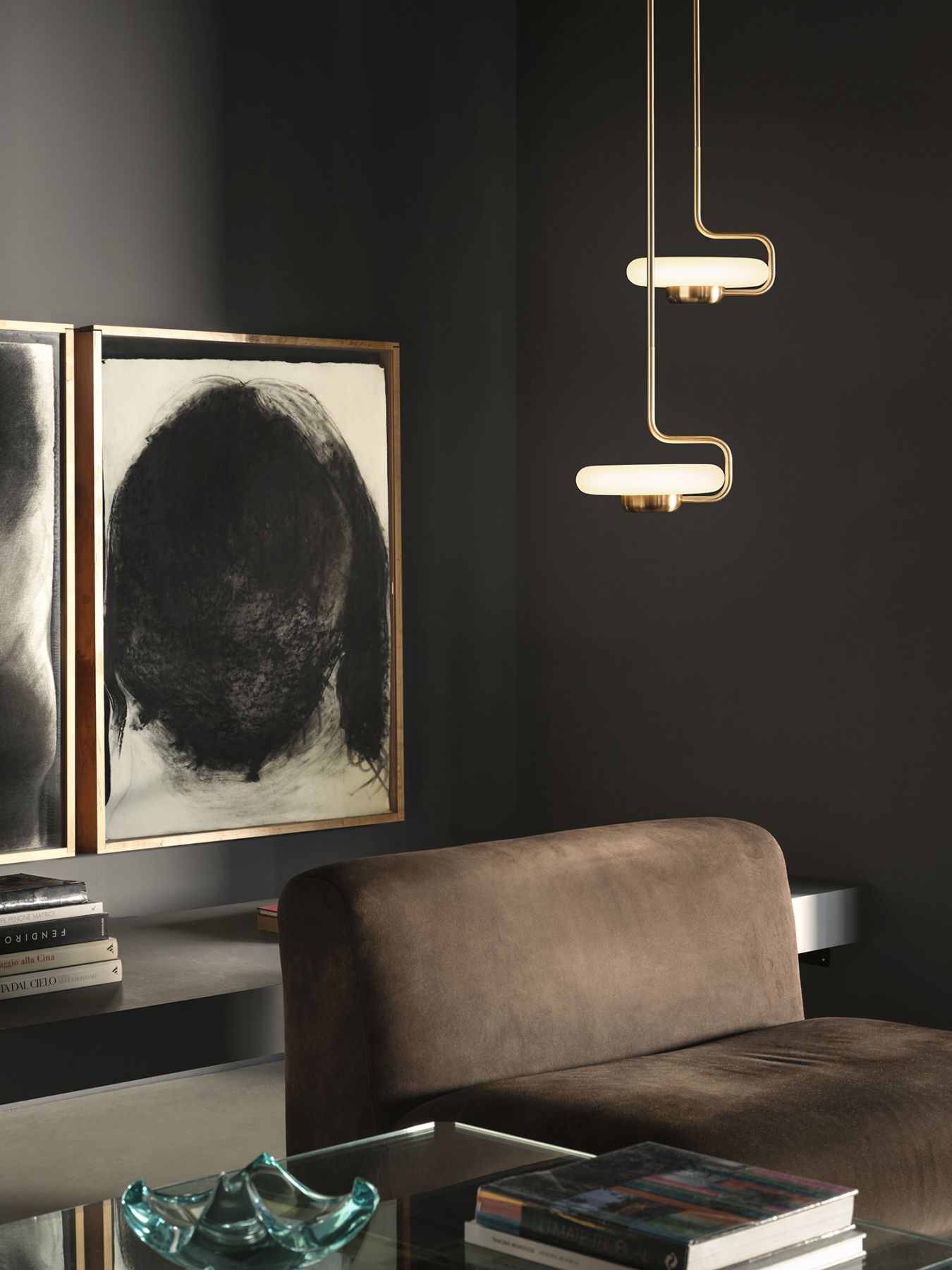 Tratto Lampe suspendue noir Kdln