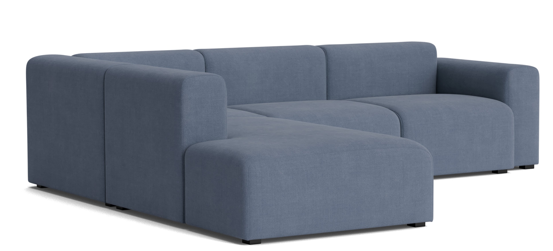 Mags Sofa Corner Combination 2 Low Armrest avec accoudoir à gauche Hay 