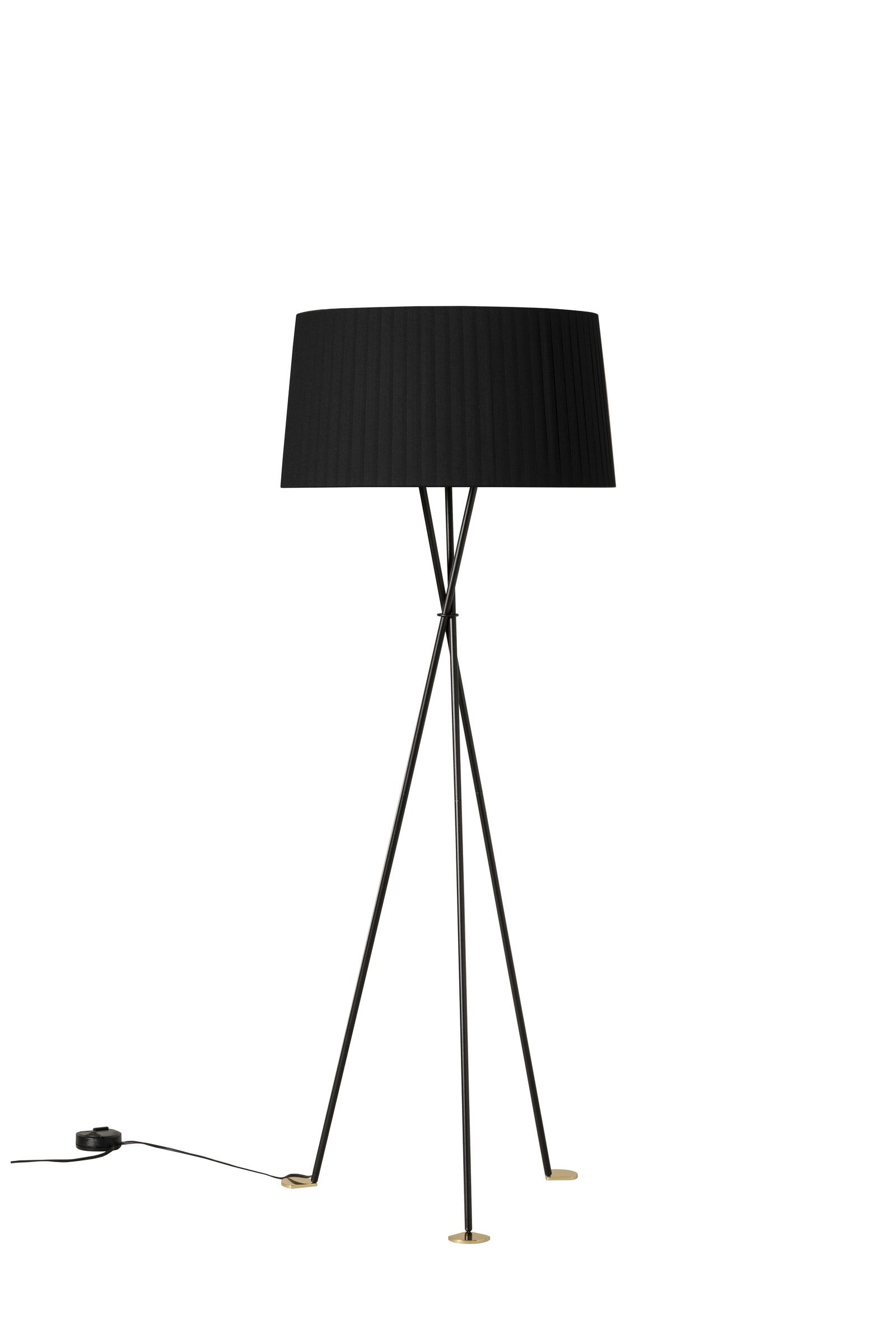 Tripode G5 Lampadaire noir Santa & Cole 