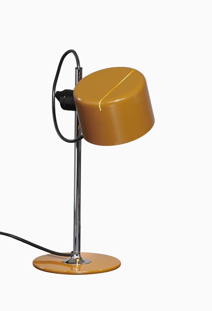 Mini Coupé 2201 Lampe de table Oluce jaune moutarde