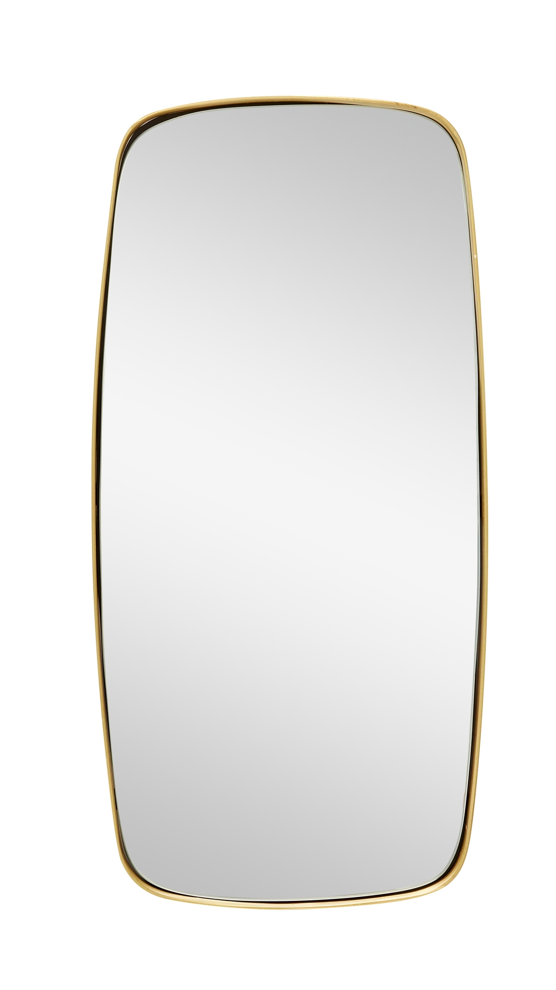Mirror Brass Miroir Mural Hübsch Interior OFFRE SPECIALE