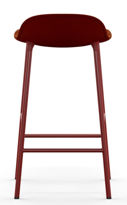 Form Barstool tabouret de bar H 65 cm Acier Rembourré Normann Copenhagen
