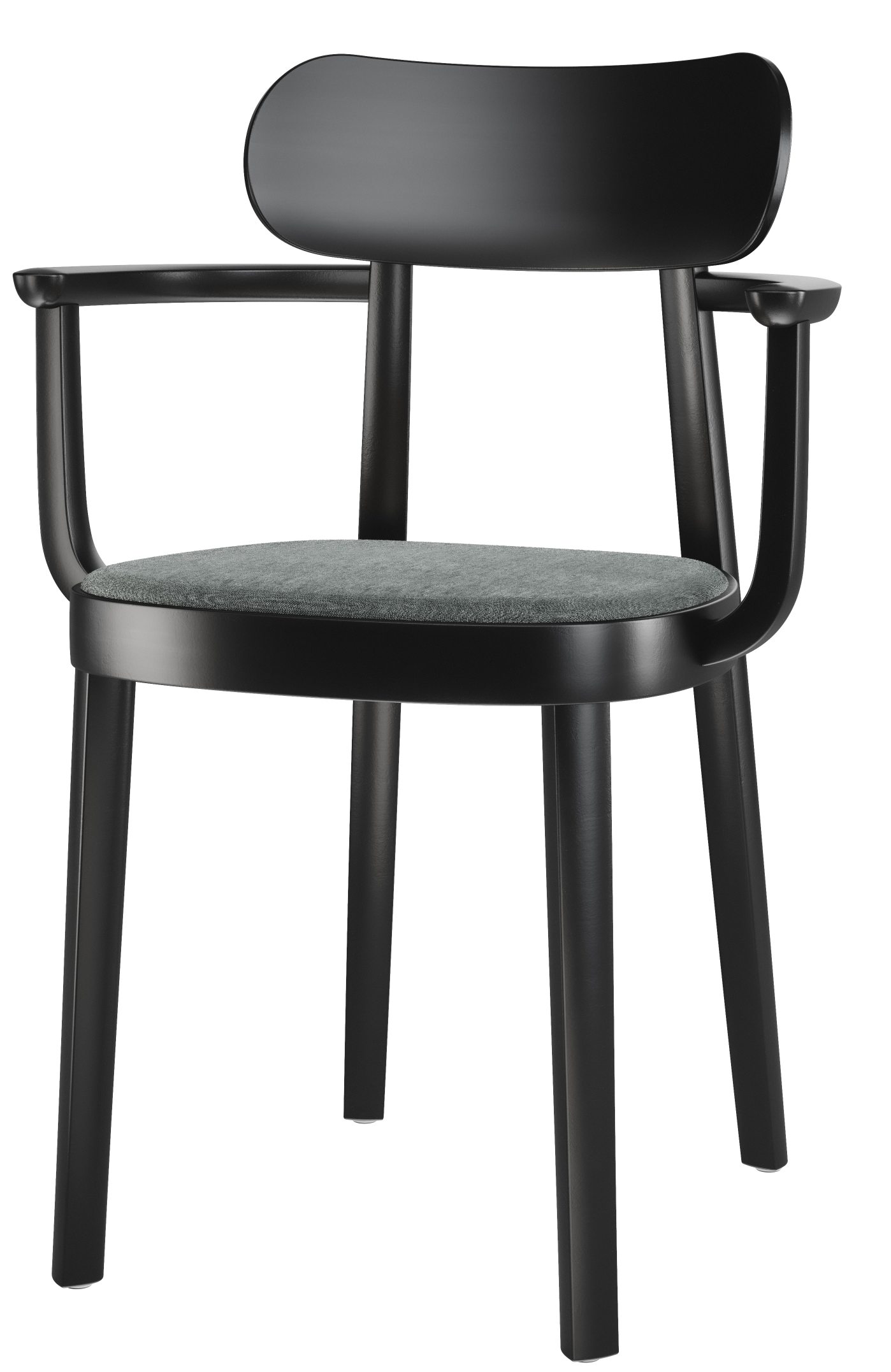 Chaise en bois avec accoudoirs 118SPF / 118 SpF Thonet