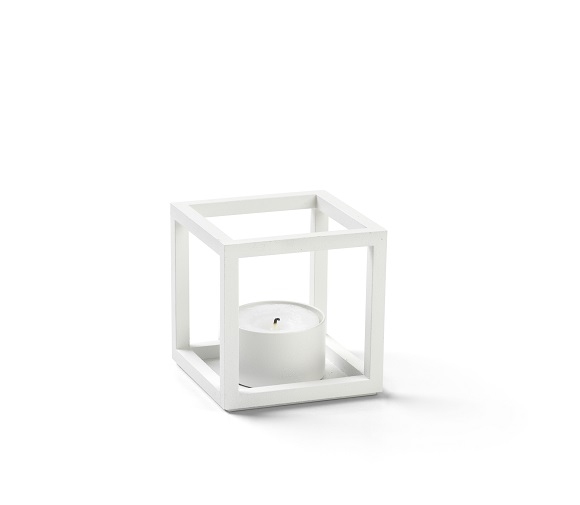 Kubus T Tealight Audo Blanc OFFRE SPECIALE