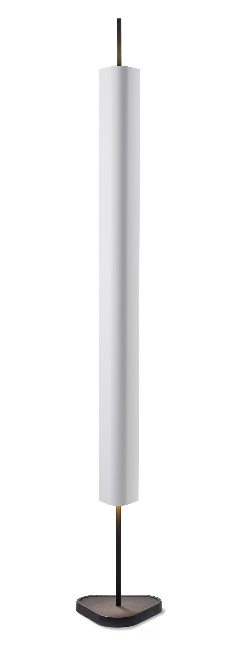 Emi Floor Stehleuchte von Flos in Off-White: Moderne Stehlampe mit zylindrischem Schirm.