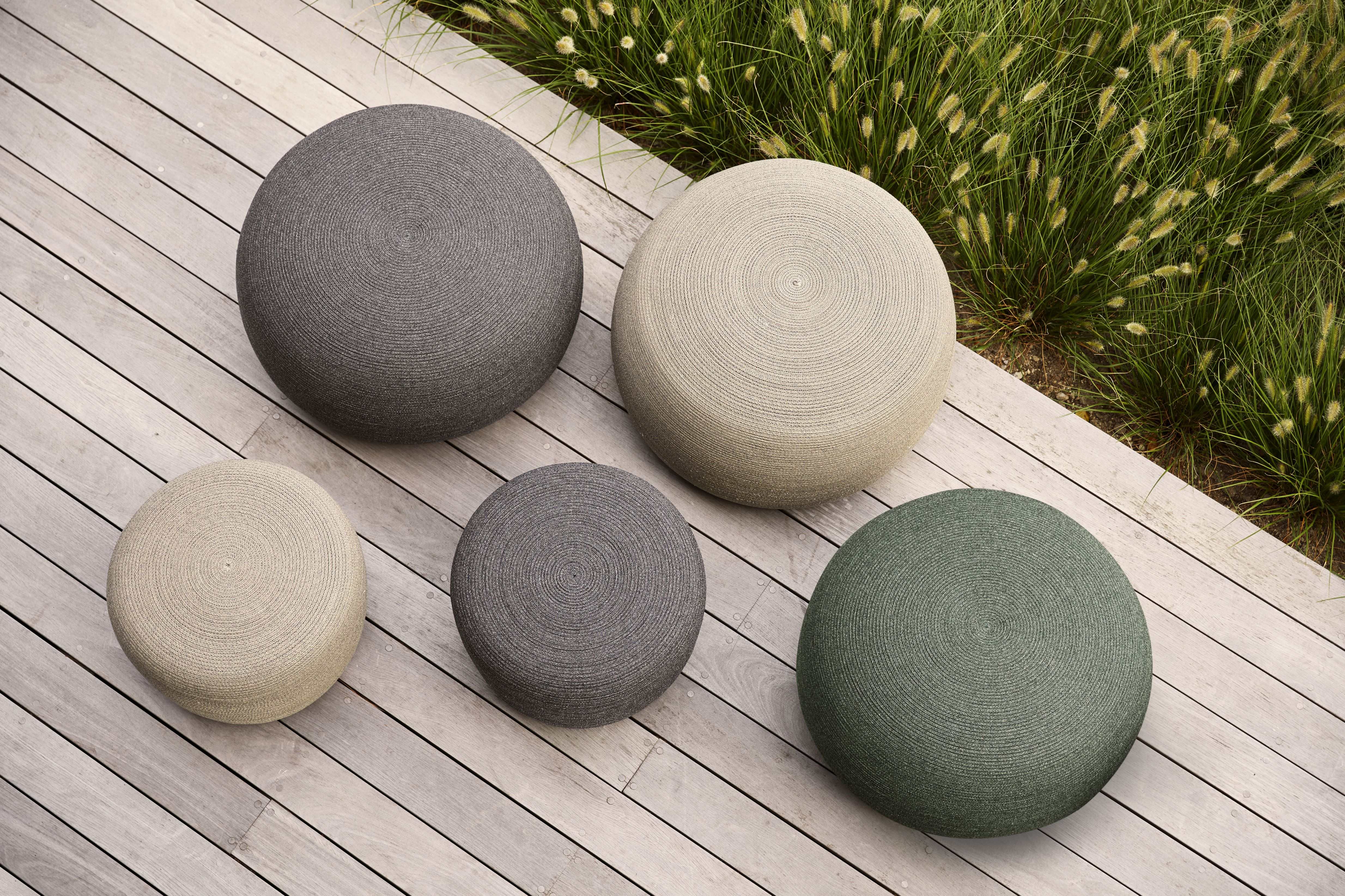 Circle Tabouret Cane-Line