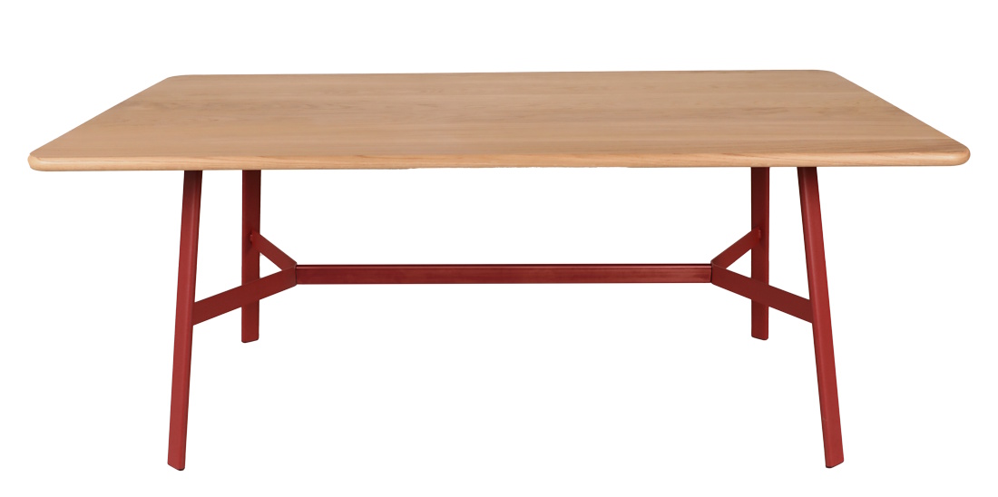 SO'O / SO O Table de salle à manger en chêne 180 × 90 cm Intérieur Fermob