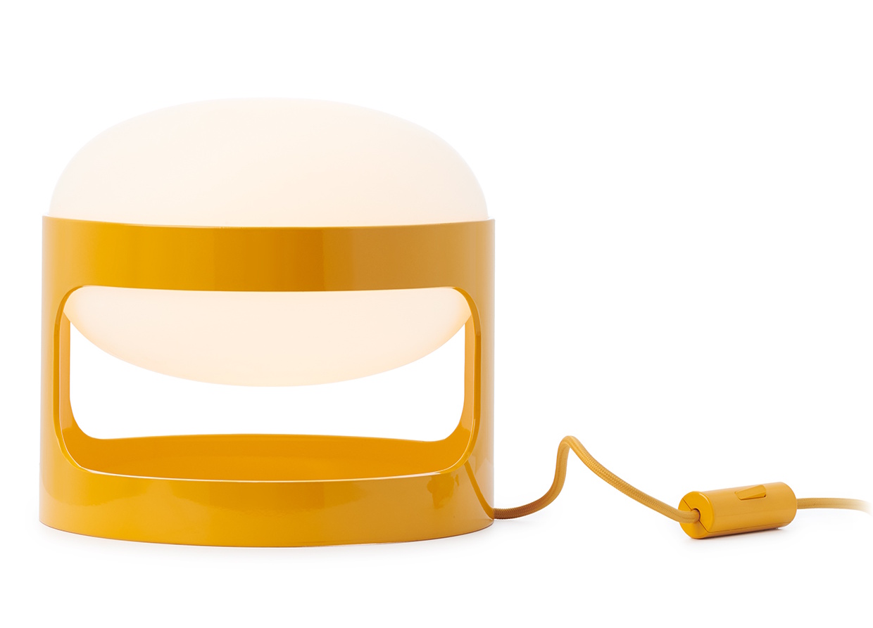 KD28 Table lamp Lampe de table Kartell Jaune moutarde