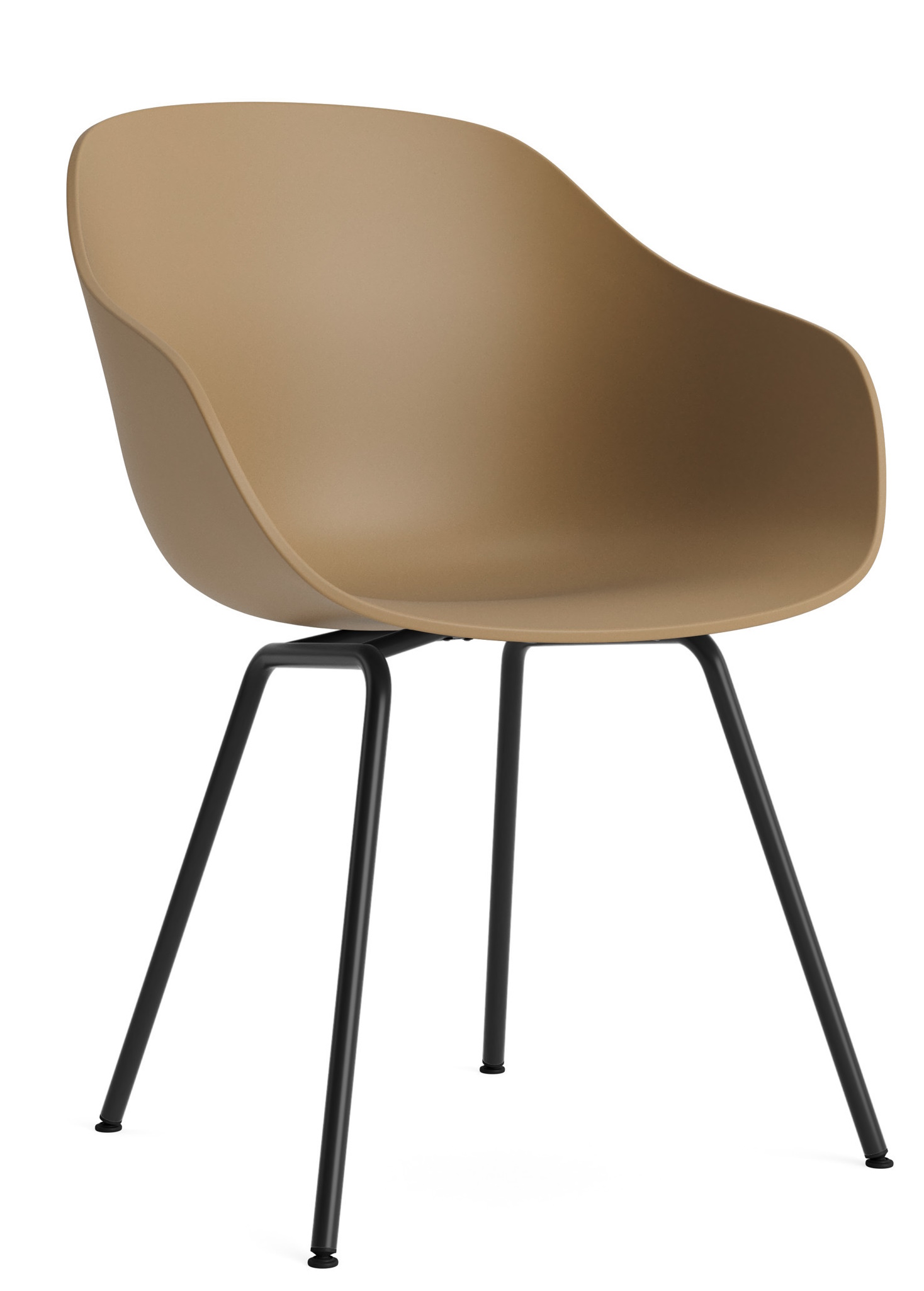 About A Chair AAC26 / AAC 26 chaise Combinaison préférée Hay Clay About A Chair AAC26 Stuhl in Clay mit schwarzem Vierfußgestell. Designstuhl für Esszimmer und Büro.