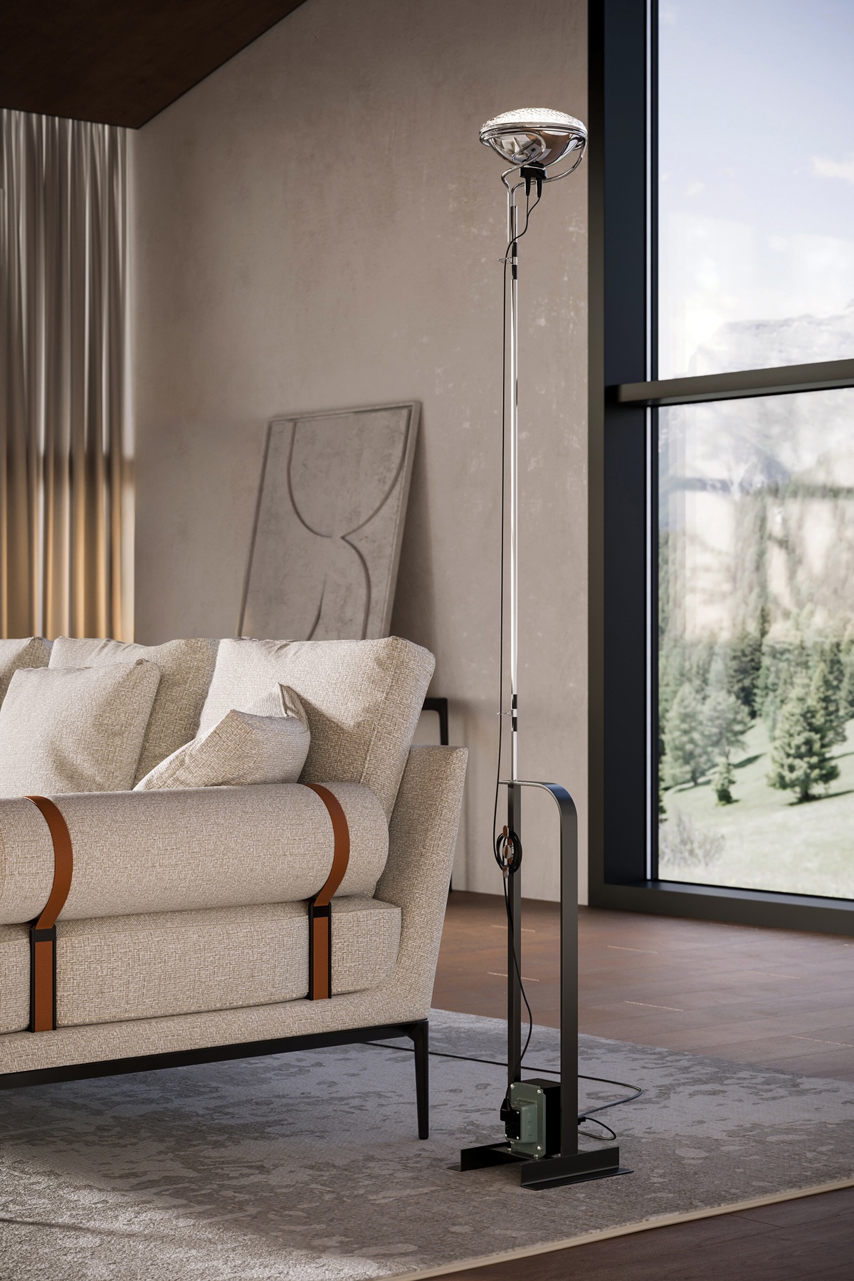Toio Lampadaire Flos pour lumière indirecte - Différentes couleurs