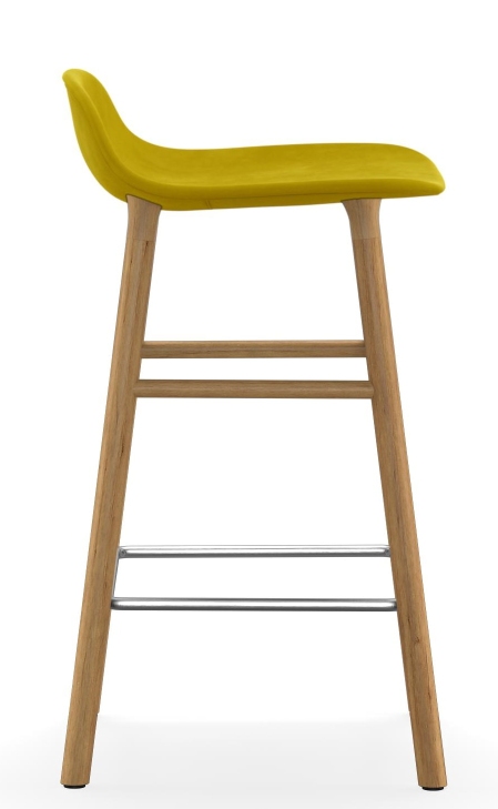 Form Barstool tabouret de bar H 65 cm Chêne Rembourré Normann Copenhagen