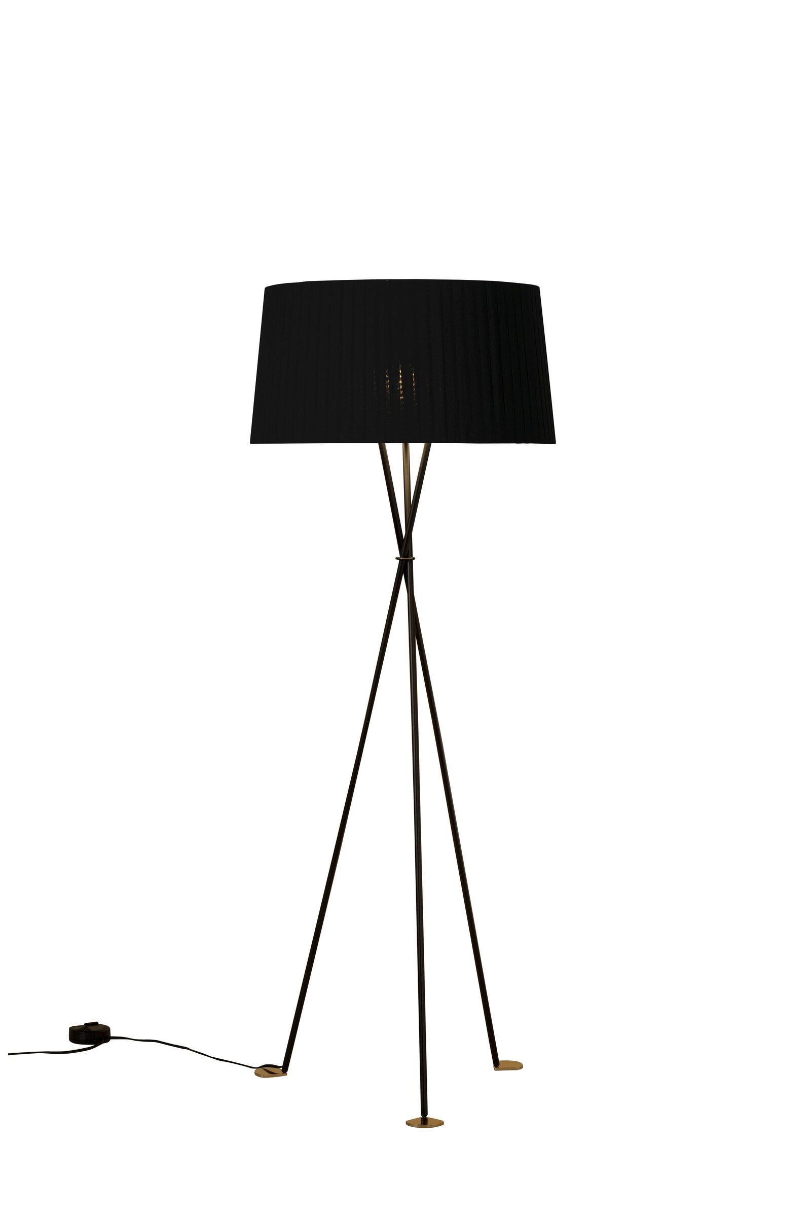 Tripode G5 Lampadaire noir Santa & Cole 