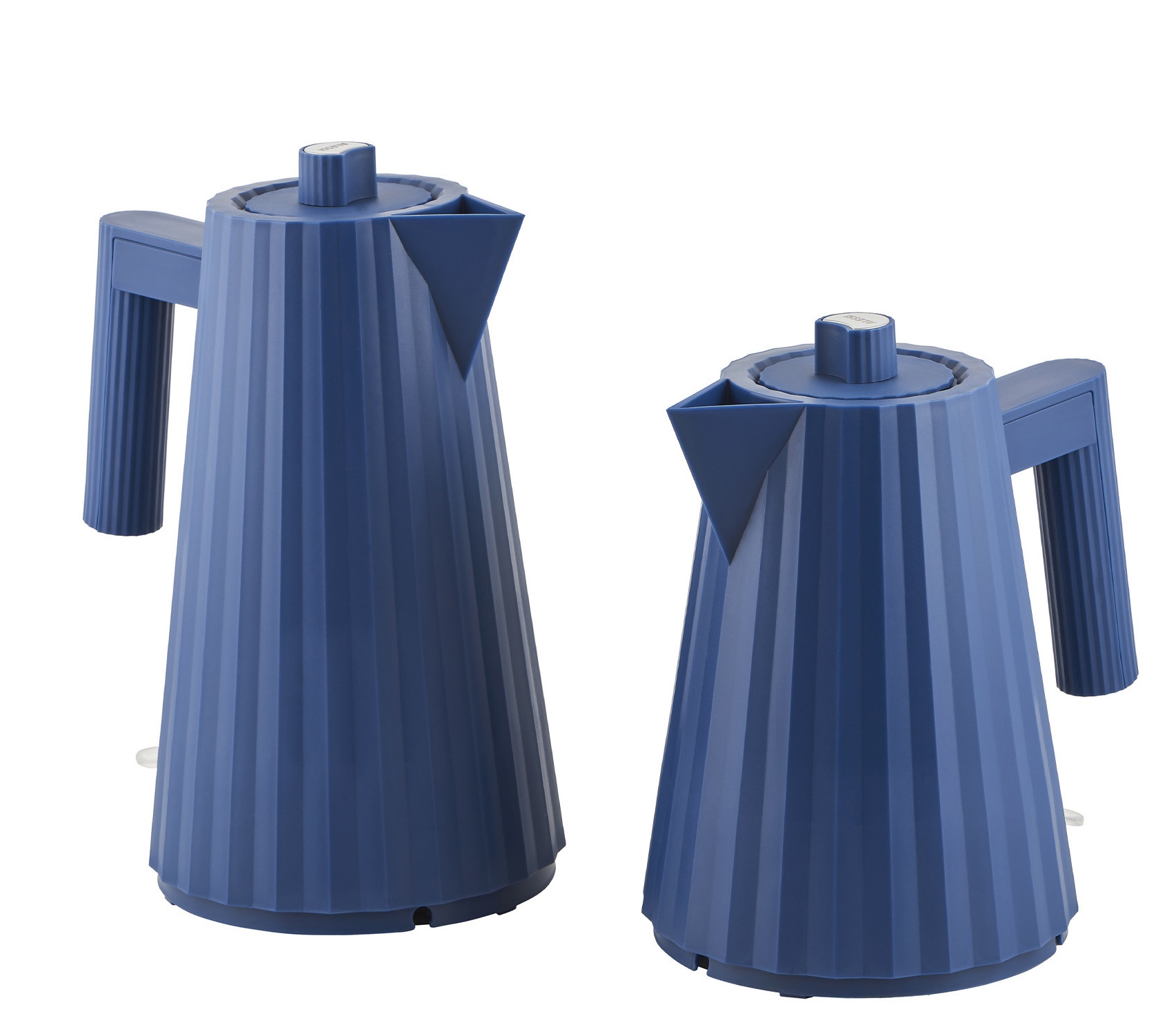 MDL06/1 Plissé Bouilloire Small Alessi Bleu