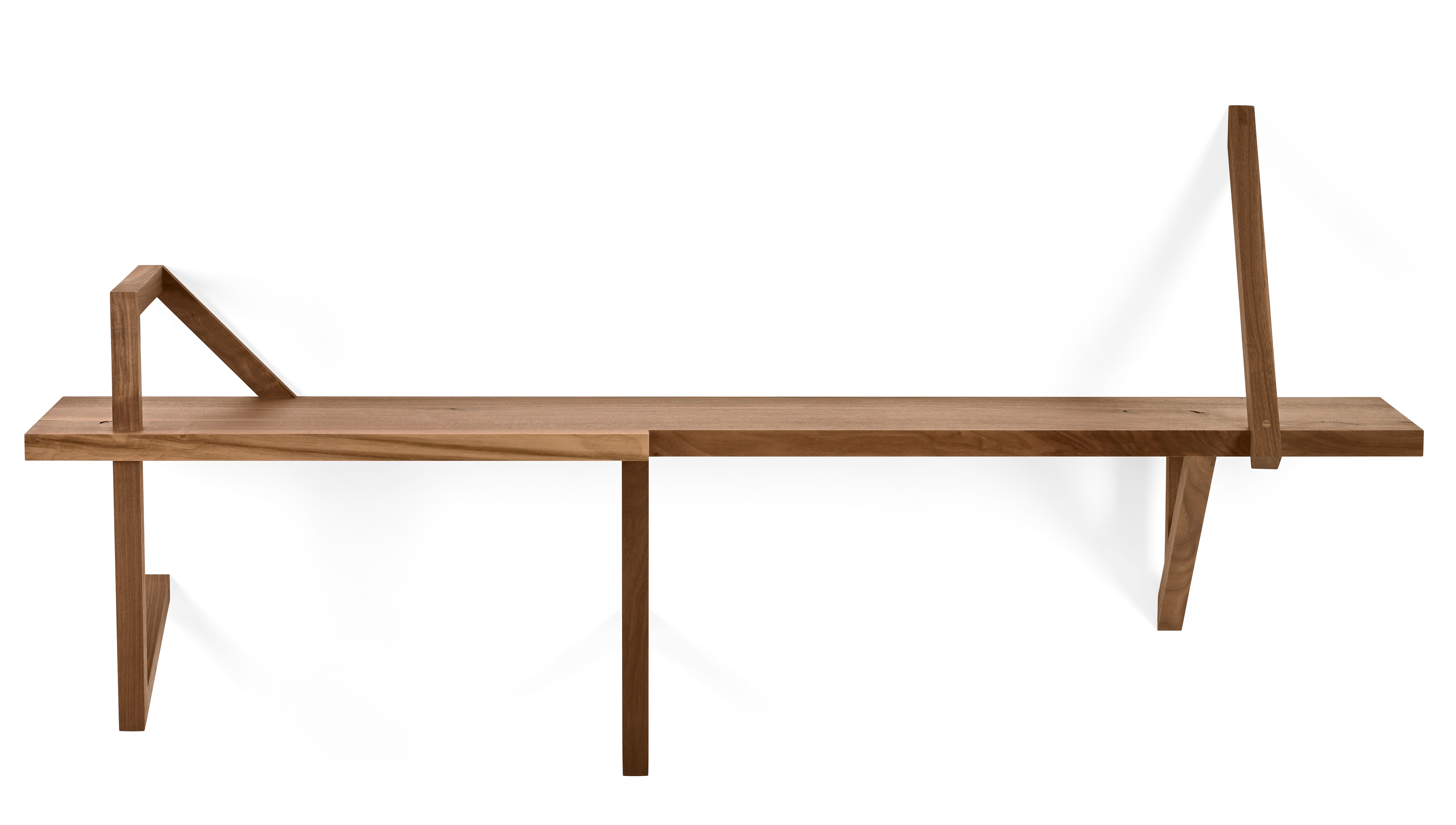 Modernes Taidgh Wandregal aus Holz, ideal für stilvolle Wohnräume und praktische Aufbewahrung.