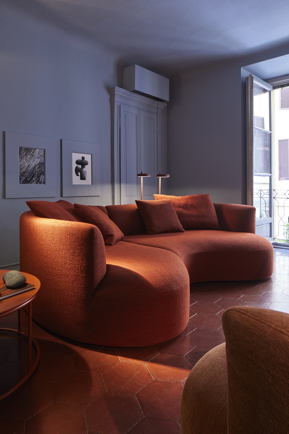 Canapé Siwa petit avec chaise longue Cor