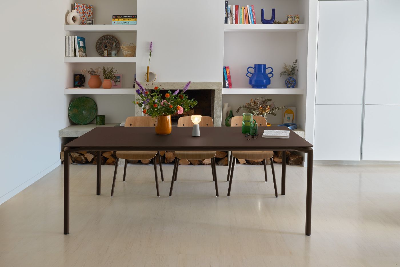 Studie Chair Chaise en chêne d'intérieur Fermob