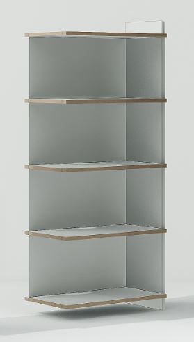 Mehrfach étagère module complémentaire quadruple Tojo