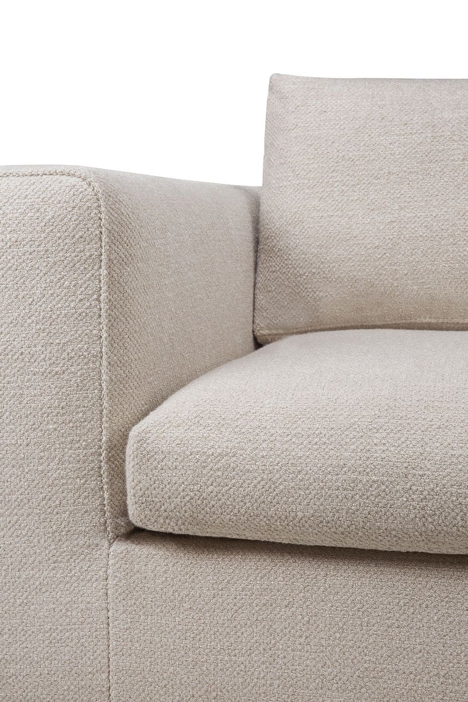 Canapé Mellow accoudoir gauche/droit Ivory tissu Ethnicraft 