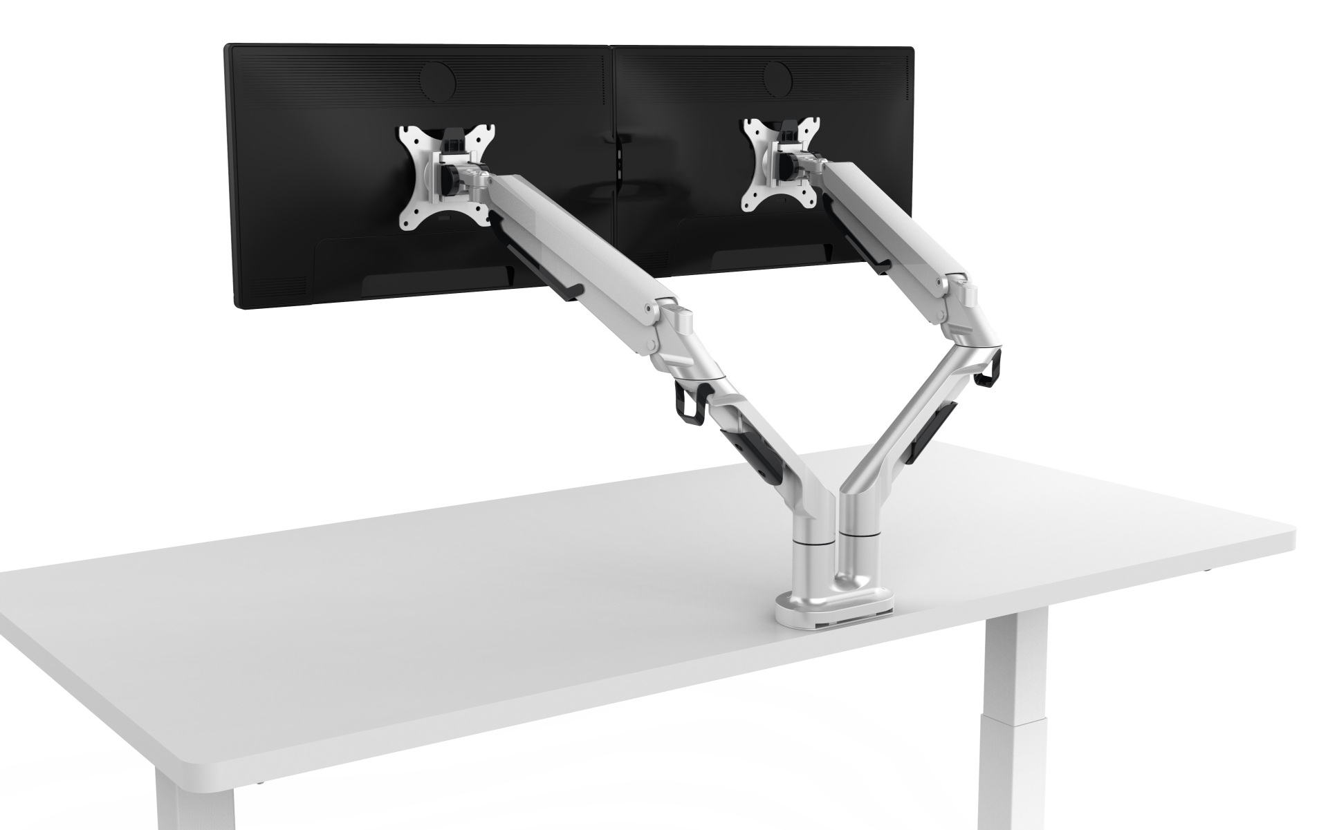Bras pivotant pour moniteur Hiplift Blanc